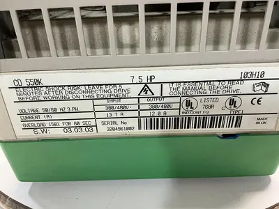 USED CONTROL TECHNIQUES CD 550K