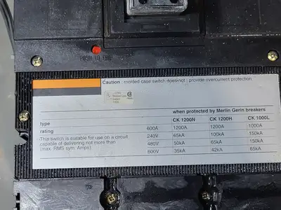 USED MERLIN GERIN CK1200N