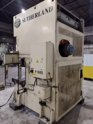 160 TON SUTHERLAND MODEL #FTP-160 GAP PRESS, STROKE 7.87", new 2000: STOCK #20720
