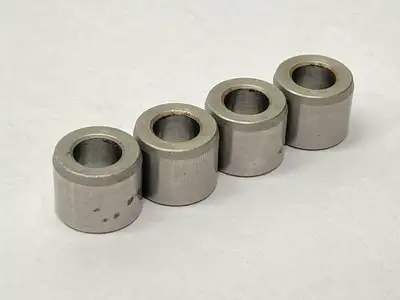 96990A292 | Drill Bushing 8.2mm ID 15mm OD 12mm Long Chamfer On One End LOT OF 4 - New Other