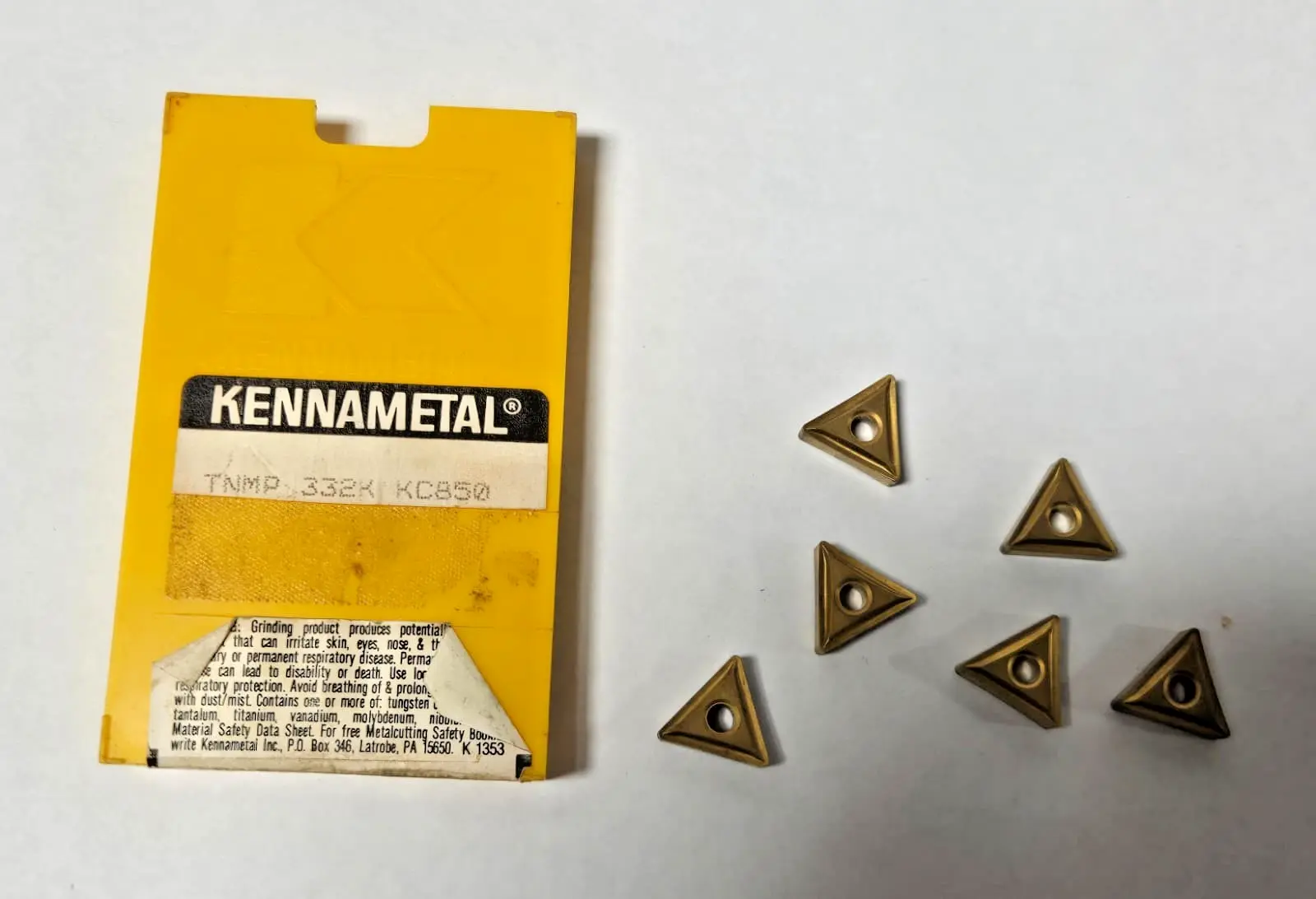 NEW Kennametal Does Not Apply