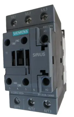 NEW SIEMENS 3RT2038-1AR60 CONTACTOR 400V 50HZ 3RT20381AR60