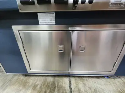 Used Falcon Restaurant Supply Used 3 Open Well Digital Controls Steam Table w/under cabinet storage Steam Tables (Food) Illinois US | Falcon Restaurant Supply #1376661