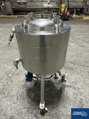 USED Allegheny Bradford 25 Liter Allegheny Bradford Jacketed Receiver Tank, S/S, 40/40#