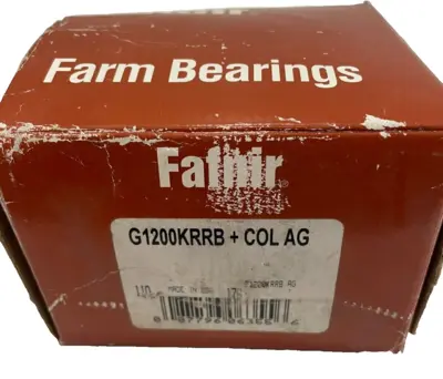 LOT OF 2 NEW FAFNIR G1200KRRB INSERT BALL BEARING G1200KRRB + COL AG