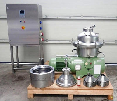 Westfalia SA 20-06-076 clarifier centrifuge, 316 SS.