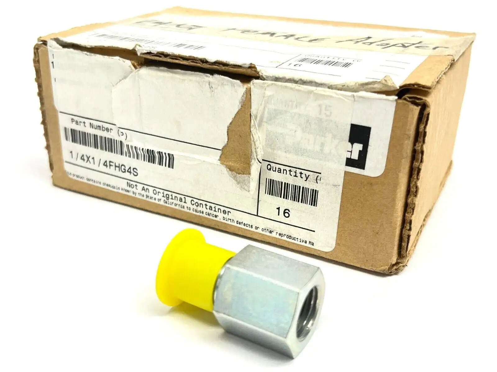 1/4X1/4FHG4S | Parker  Pipe-Female BSPP Hydraulic Adapter - New