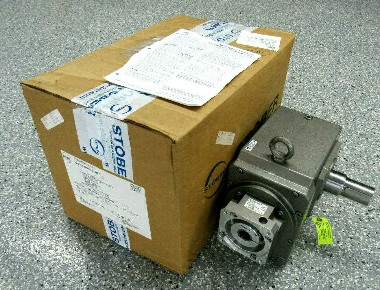 NEW STOBER 437168 GEARBOX RATIO 38.5:1 TYPE- RAJONES-437168