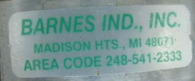 NEW BARNES IND BWO-60771 PRECISION BALL SCREW 18834 86" BWO60771
