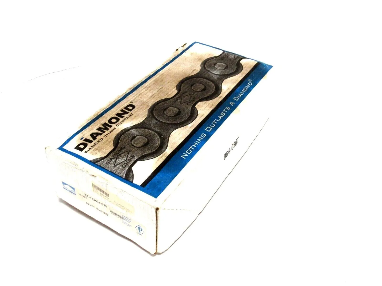NEW DIAMOND CHAIN XT-133404-010 CHAIN 80-4PF RIVETED XT133404010