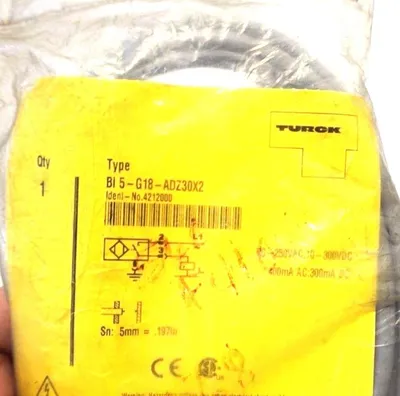 NEW TURCK BI5-G18-ADZ30X2 PROXIMITY SWITCH BI5G18ADZ30X2
