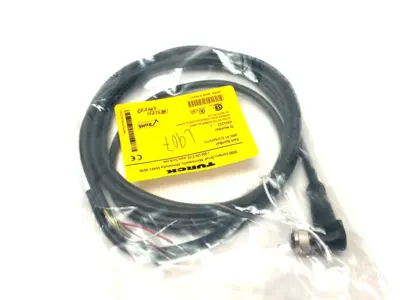 NEW TURCK EUROFAST SINGLE ENDED CORDSET ANGLE M12 8-PIN