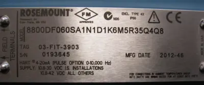 NEW Rosemount 8800DF060SA1N1D1K6M5R35Q4Q8