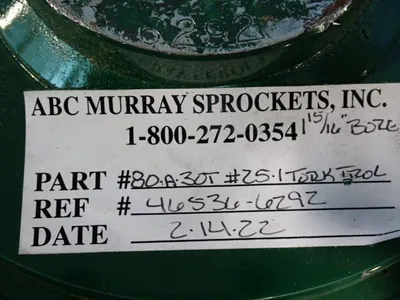 USED 2022 ABC MURRAY SPROCKETS 80A30T#251TORKTROL