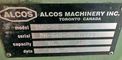USED 1998 ALCOS SMU-30-K-60