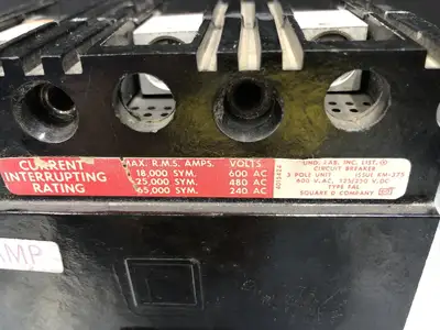 USED SQUARE D FHL36050