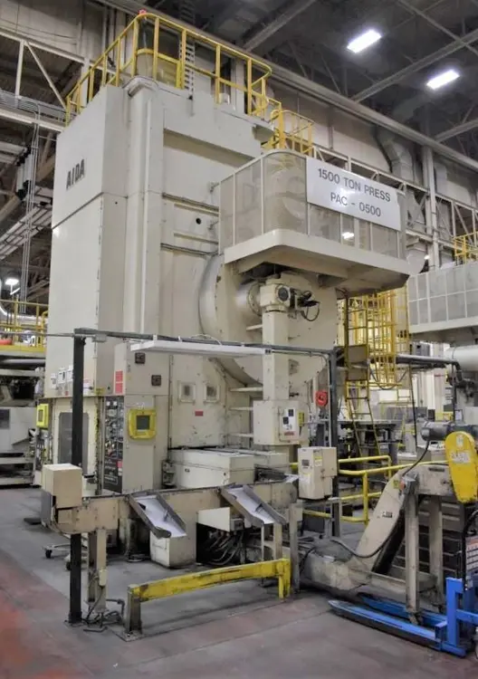 Used 1998 AIDA PK-1500 Knuckle Joint Presses Michigan US | Presses for Industry #403388