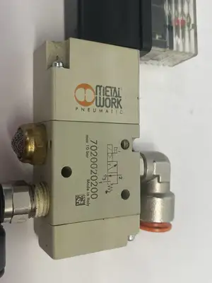 Used Metal Work Pneumatic Pneumatic Solenoid Valve 3/2 NC Mech. Spring Reset 1/4BSP Solenoid Valves Michigan US | Maverick Industrial Sales #1393387
