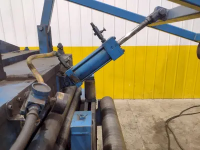 24" COOPER WEYMOUTH 7 ROLL MOTORIZED POWERED COIL STRIP STRAIGHTENER: STOCK #23702