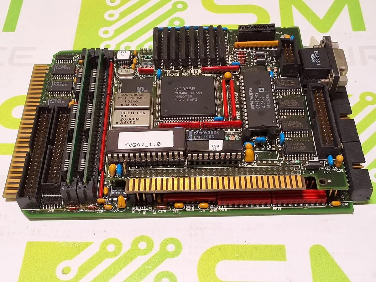 TEKNOR MICROSYSTEMS TEK234 WITH TEK750 INDUSTRIAL CIRCUIT BOARD