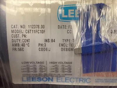 New | in-Stock LEESON C6T11FC10F Industrial Controls | Surplus Asset Holdings #1220675
