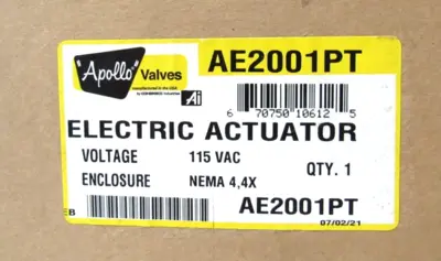NEW APOLLO AE2001PT ELECTRIC ACTUATOR