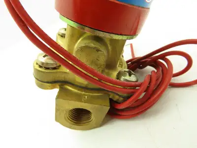 Lancer 4LD2LB3102 2-Way Skinner Solenoid Valve 3/8" NPT N.C. 0-100psi 120v HW