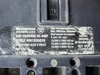 USED WESTINGHOUSE FB3040S