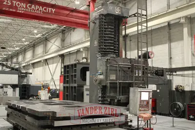 Giddings & Lewis 6' x 12' Boring Mill with 6" Spindle and Probing