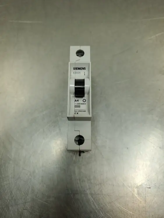 Used Siemens 5SX21 A4 Single-Pole Breaker, 230/400V Circuit Breakers | Palmetto Automation #1150598