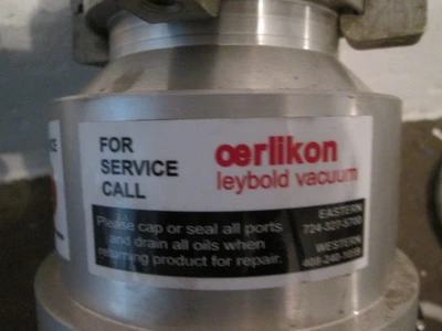 Leybold Heraeus Turbo Vac Vacuum pump.