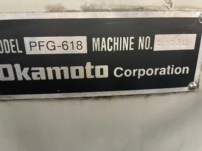 Used OKAMOTO 618 LINEAR Reciprocating Surface Grinders California US | Wheeler Machinery Sales #64378