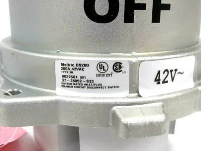 NEW MELTRIC 37-28052-S33 DS200 INLET PLUG 3728052S33