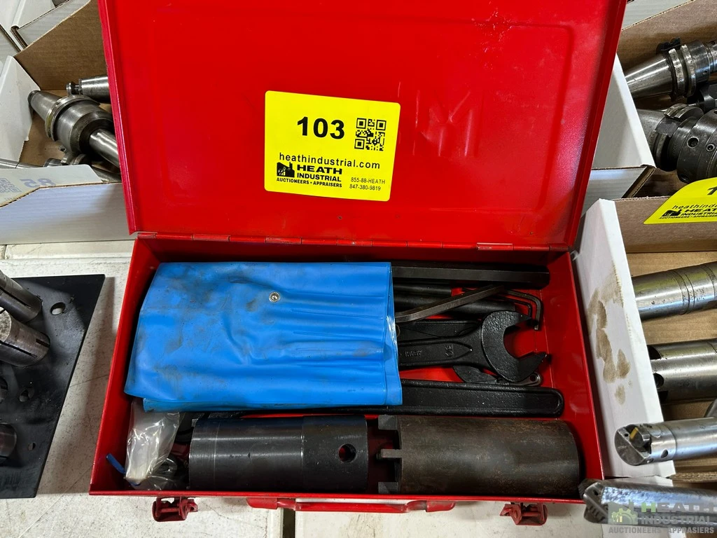 Used _UNKNOWN_ MAZAK STEEL TOOLBOX WITH ASSORTED WRENCHES Tool Box Illinois US | Heath Industrial Auction Services #1549715