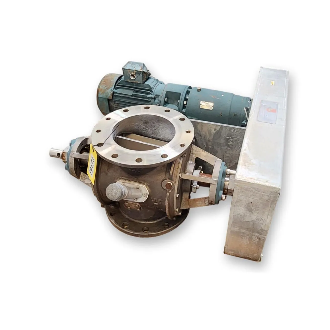 Used 10" Stainless Steel Flo-Tronics Rotary Airlock Feeder Valve