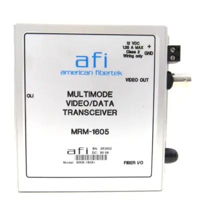 NEW AMERICAN FIBERTEK MRM-1605 TRANSCEIVER MRM1605