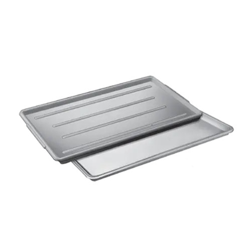Channel P1224-W Plastic Platter 12 1/2" X 24", Styrene Plastic, White