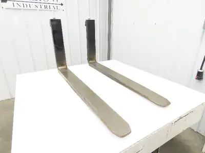 Cascade 7250008 4x42" Class 2 Steel Forklift Forks 16" Carriage 1-Pair 1250X600
