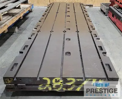 Floor Plate, T-Slotted, 60" x 218" x 10" Cast Iron
