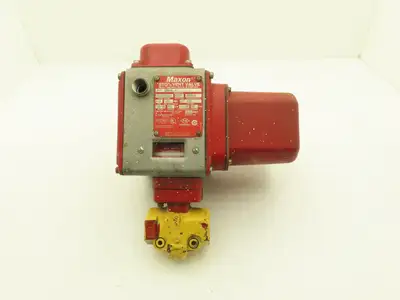 Maxon .75" STO-A 0 Natural Gas Shut Off Vent Valve 3/4"NPT 125PSI 115V
