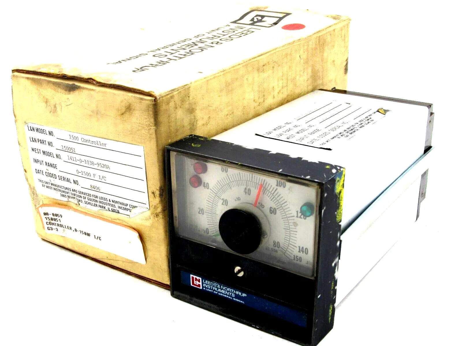 USED LEEDS & NORTHRUP 150051 TEMPERATURE CONTROLLER
