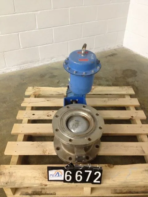 Neles Jamesbury 8"-150 V-Ball Control Valve