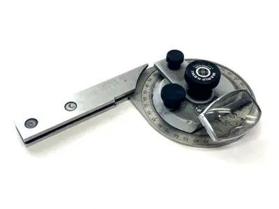 BP-301, 45 3500 300 | Mauri-Keiki BP-301 Precise Universal Bevel Protractor, MISSING BLADES, CHIPPED - Used