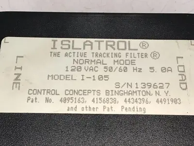 USED ISLATROL I-105