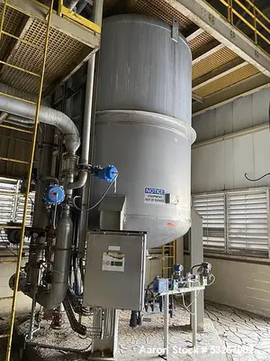 Used Tate Metalworks 2205 Duplex Stainless Steel Vertical Sand Filter – 4,000 Gallon, 100 PSI