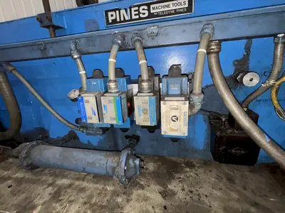 1.25" PINES MODEL #1-1/4 HIGH SPEED  ROTARY HYDRAULIC BAR, TUBE & PIPE BENDER, DIAL A BEND V CONTROL: STOCK #22683
