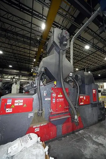 Used 2018 ROSLER RDGE 600-L Wire Mesh Belt Shot Blaster Pennsylvania US | Shot Blasting Equipment #235569
