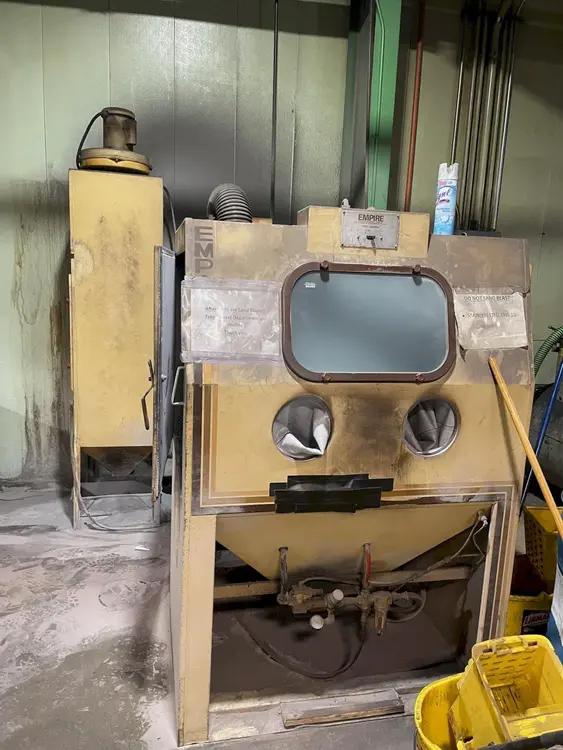 Used EMPIRE PF-3645 Shot Blast Cleaning (Peening / Airless) Ohio US | Yoder Brothers machinery #444845