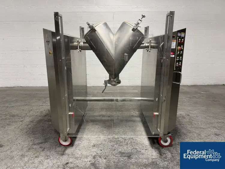 Used Patterson-Kelley 3 Cu Ft PK Blender Double Cone - V Mixers Ohio US | Federal Equipment Company #1339994