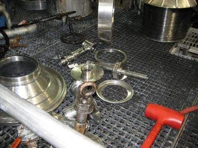 Westfalia TA 140-02-576 separator, 316SS.